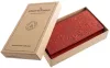 GreenDeed női bőr piros pénztárca lepke mintával 18,6 × 10 cm