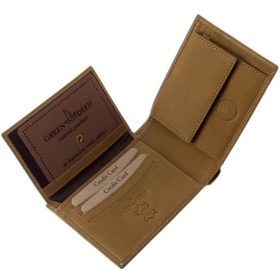 GreenDeed bőr pénztárca motocross mintával