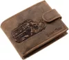 GreenDeed vadász bőr pénztárca pickup mintával 12  x 9,5 cm