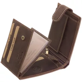   GreenDeed vadász bőr pénztárca pickup mintával 12  x 9,5 cm