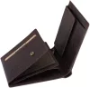 GreenDeed bőr barna pénztárca 12 × 9,5 cm
