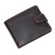 GreenDeed férfi sötétbarna bőr pénztárca díszdobozban 12 x 9,5 cm