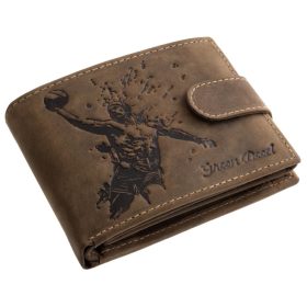   GreenDeed férfi pénztárca vízilabdás mintával 12 × 9,2 cm