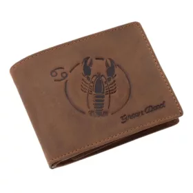 GreenDeed bőr pénztárca helikopter mintával 12 × 9,2 cm