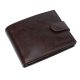 Giultieri férfi, átfogópántos sötétbarna bőr pénztárca RFID védelemmel 13 x 9,5 cm