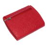 S. Belmonte nyomott mintás, piros női bőr pénztárca 12,7 x 10 cm