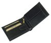 GreenDeed szarvasfej nyomatos fekete bőr pénztárca 12 × 9,5 cm