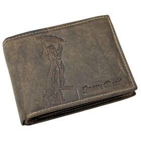 GreenDeed bőr pénztárca Szabadság-szobor mintával, RFID