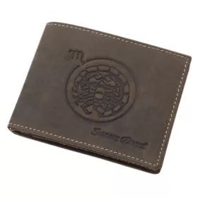   GreenDeed férfi pénztárca Skorpió csillagjegy mintával 12 × 9,3 cm