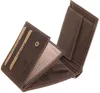 GreenDeed vadász férfi bőr pénztárca  dámszarvas mintával 12 × 9,5 cm