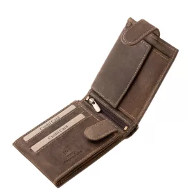 GreenDeed bőr pénztárca német juhászkutya mintával, RFID védelemmel