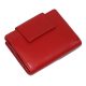 La Scala átfogópántos piros női bőr pénztárca 10 × 12 cm