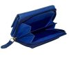 Sylvia Belmonte kék színű női bőr pénztárca 11 x 9 cm