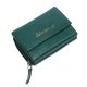 Sylvia Belmonte zöld színű női bőr pénztárca 11 x 9 cm