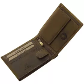 GreenDeed bőr pénztárca focis lenyomattal 12 × 9,5 cm