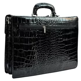 Rialto kroki fekete női bőr aktatáska