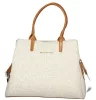 Valentino Bags bézs-konyak, mintás női kézitáska 37 x 28 x 14 cm