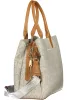 Valentino Bags bézs-konyak, mintás női kézitáska 37 x 28 x 14 cm