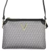  Valentino Bags fekete mintás női oldaltáska 25 x 18 x 9 cm