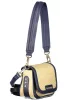 Valentino Bags bézs-sötétkék női válltáska, oldaltáska 20 x 14 x 7 cm