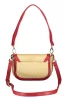 Valentino Bags bézs-piros női válltáska, oldalpánttal 20 x 14 x 7 cm