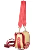 Valentino Bags bézs-piros női válltáska, oldalpánttal 20 x 14 x 7 cm