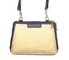 Valentino Bags bézs-sötétkék női válltáska, oldalpánttal 23 x 17 x 8 cm