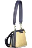 Valentino Bags bézs-sötétkék női válltáska, oldalpánttal 23 x 17 x 8 cm