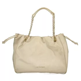 Valentino Bags bézs velúr női válltáska 39 x 30 x 15 cm