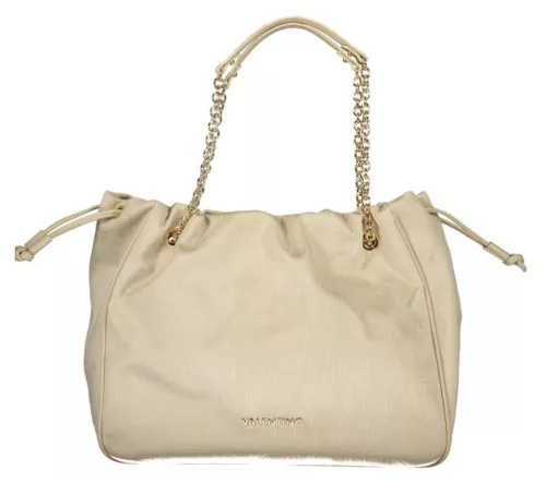 Valentino Bags bézs velúr női válltáska 39 x 30 x 15 cm