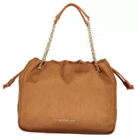   Valentino Bags konyakbarn velúr női válltáska 39 x 30 x 15 cm