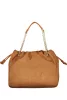 Valentino Bags konyakbarn velúr női válltáska 39 x 30 x 15 cm