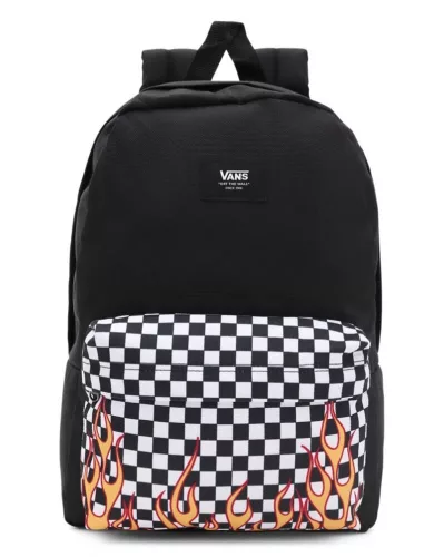 Vans By New Skool Boys Black-Red hátizsák 39 × 27 cm