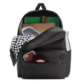 Vans Old Skool Check Black-Charcoal hátizsák 42 × 30 cm