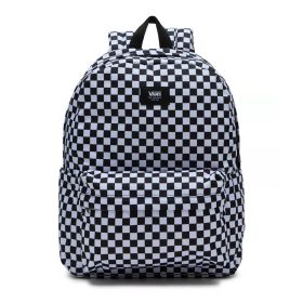   Vans Old Skool Black/White Check hátizsák 42 × 32 cm, 15' laptop tartóval
