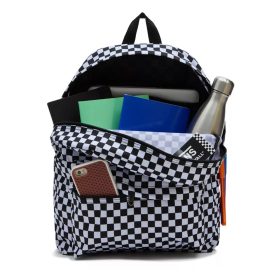   Vans Old Skool Black/White Check hátizsák 42 × 32 cm, 15' laptop tartóval