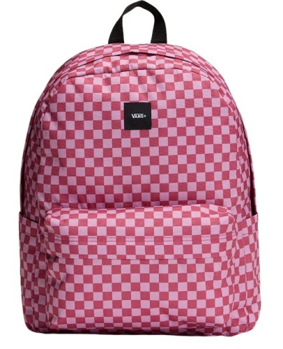 Vans Old Skool Check rózsaszín kockás hátizsák 42 × 30 cm 