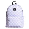  Vans Old Skool Grom Check lila-kockás hátizsák, 15" laptoptartóval 41 × 28 cm