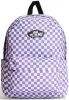 Vans Old Skool Grom Check lila-kockás hátizsák, 15" laptoptartóval 41 × 28 cm