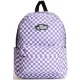 Vans Old Skool Grom Check lila-kockás hátizsák, 15" laptoptartóval 41 × 28 cm