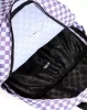 Vans Old Skool Grom Check lila-kockás hátizsák, 15" laptoptartóval 41 × 28 cm