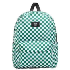   Vans Old Skool Grom Check Verdant Green hátizsák, 15"  39×25 cm