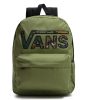 Vans Realm Flying V Loden Green hátizsák 42 × 30 cm, laptop rekesszel