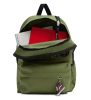 Vans Realm Flying V Loden Green hátizsák 42 × 30 cm, laptop rekesszel