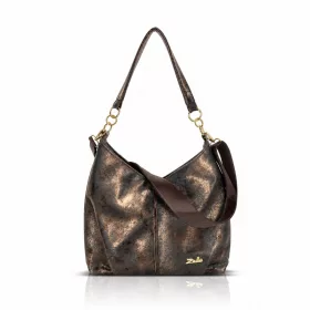 Zellia ZLB471 bronz női válltáska 34 x 33 x 7 cm