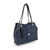 Zellia 24077 sötétkék női válltáska - Ryz2 - 35 x 30 x 13 cm