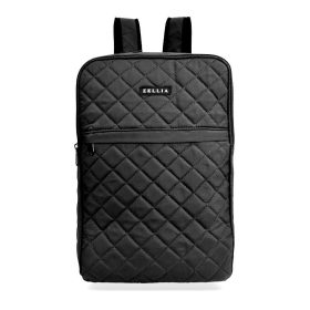   Zellia Hz-104 fekete WizzAir Ryanair kézipoggyász hátizsák steppelt - vízlepergetős  40 x 25 x 20 Cm