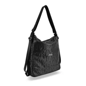   Zellia Zlb317 fekete női válltáska, hátizsákká alakítható 31 x 28 x 12,5 cm