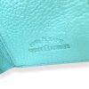 Jennifer Jones croco mintás, türkiz színű női bőr pénztárca 16,5×8,5 cm