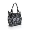 Zellia Zlb475 Mesh fekete-ezüst női kézitáska, oldaltáska  34 x 29 x 14 cm